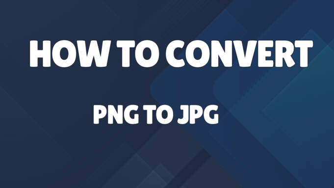 Convert PNG Photos To JPG